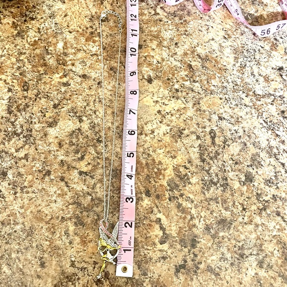 Cubic Zirconia Tinkerbell Necklace - Picture 4 of 5